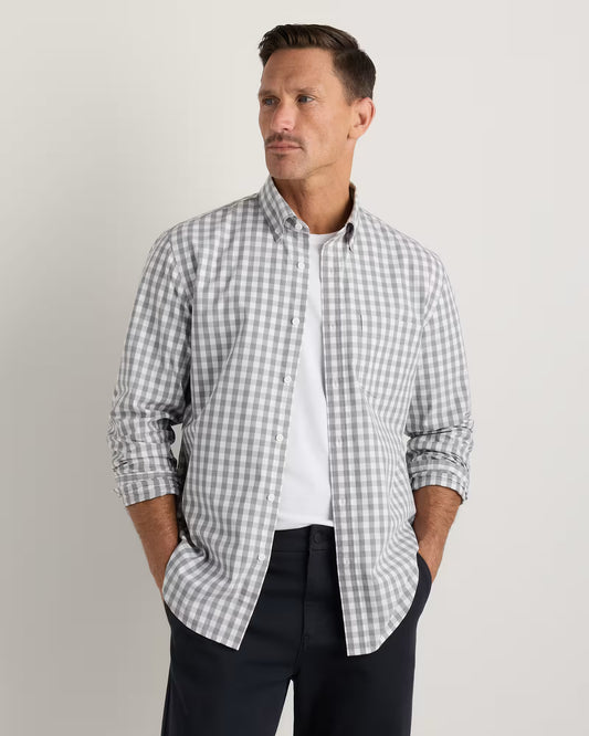Organic Cotton Stretch Poplin Shirt - US 5686