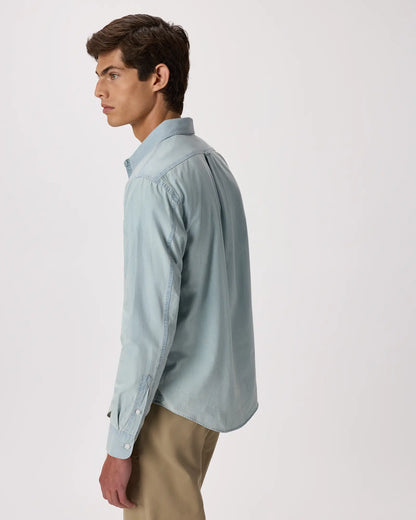 100% Organic Chambray Long Sleeve Shirt - US 9471