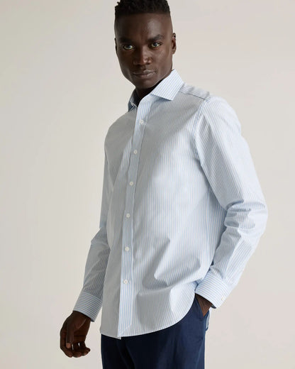 Organic Cotton Stretch Poplin Dress Shirt - US 0363