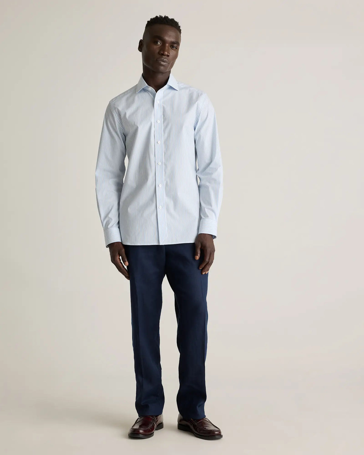 Organic Cotton Stretch Poplin Dress Shirt - US 0363