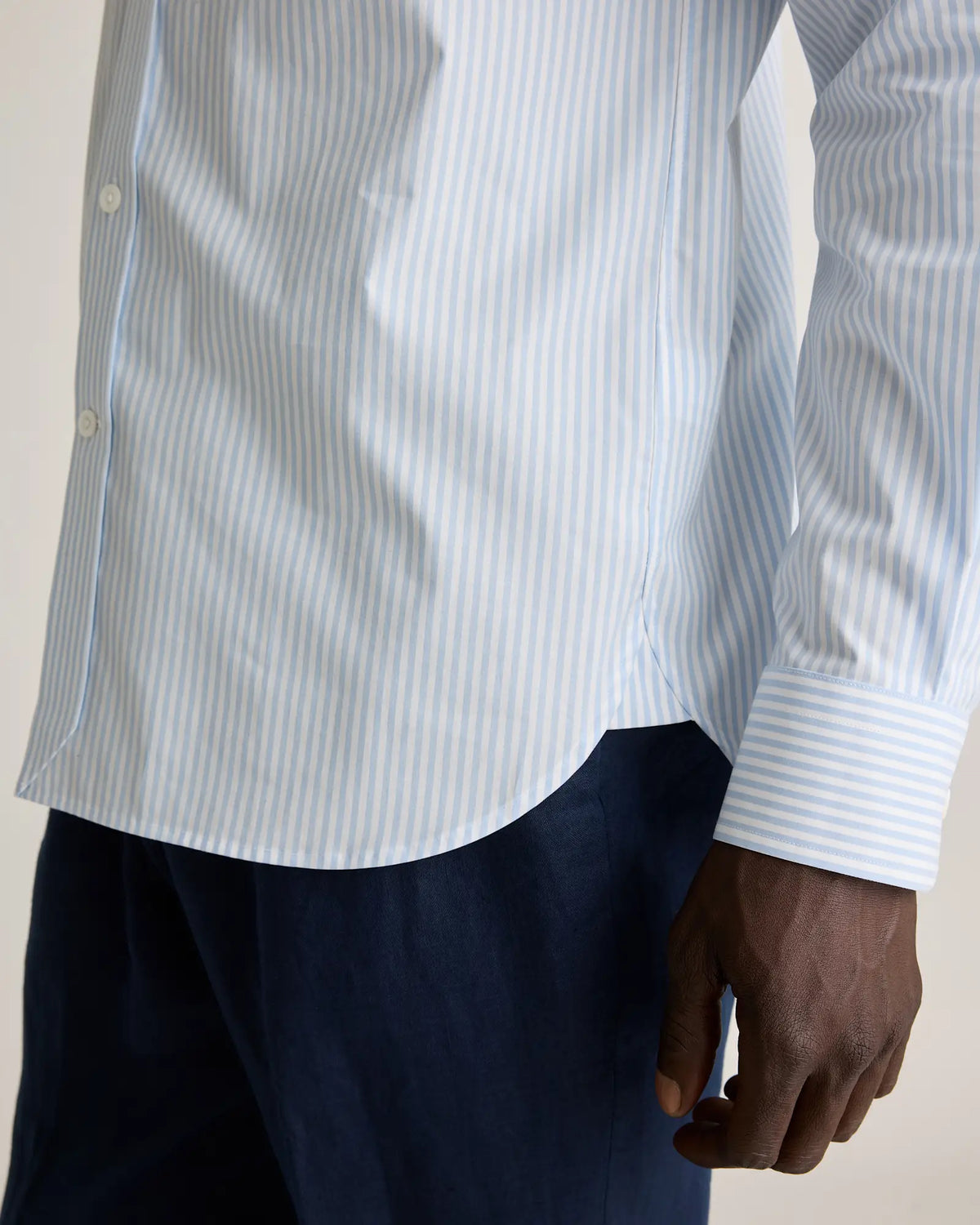 Organic Cotton Stretch Poplin Dress Shirt - US 0363