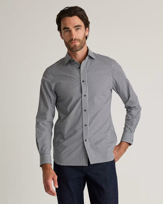Organic Cotton Stretch Poplin Dress Shirt - US 6858