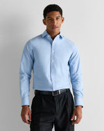 Organic Cotton Stretch Poplin Dress Shirt - US 7626
