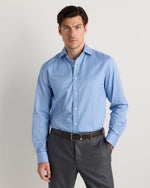 Organic Cotton Stretch Twill Dress Shirt - US 7166