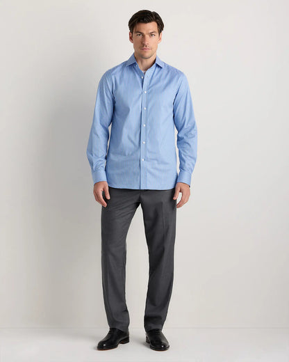 Organic Cotton Stretch Twill Dress Shirt - US 7166