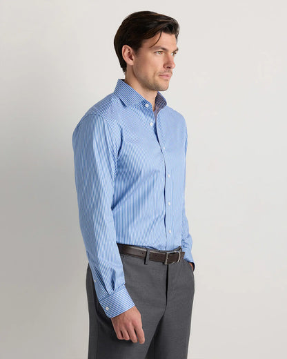 Organic Cotton Stretch Twill Dress Shirt - US 7166