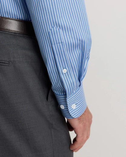 Organic Cotton Stretch Twill Dress Shirt - US 7166