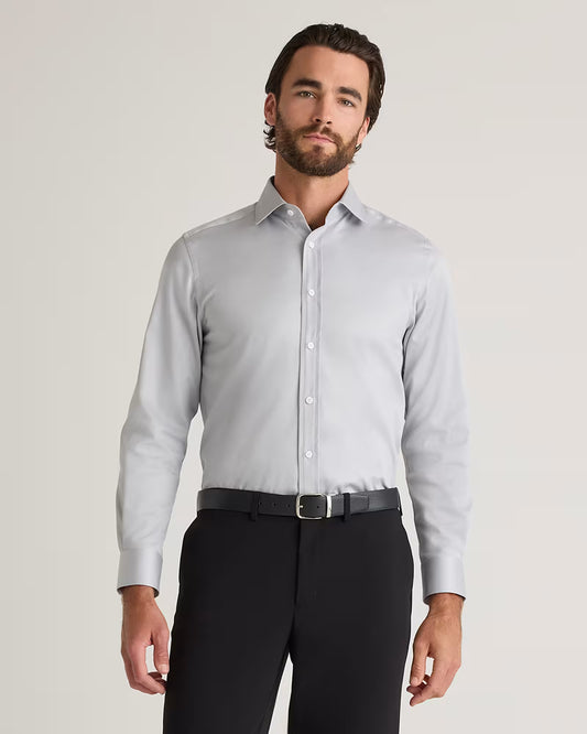 Organic Cotton Stretch Twill Dress Shirt - US 8422