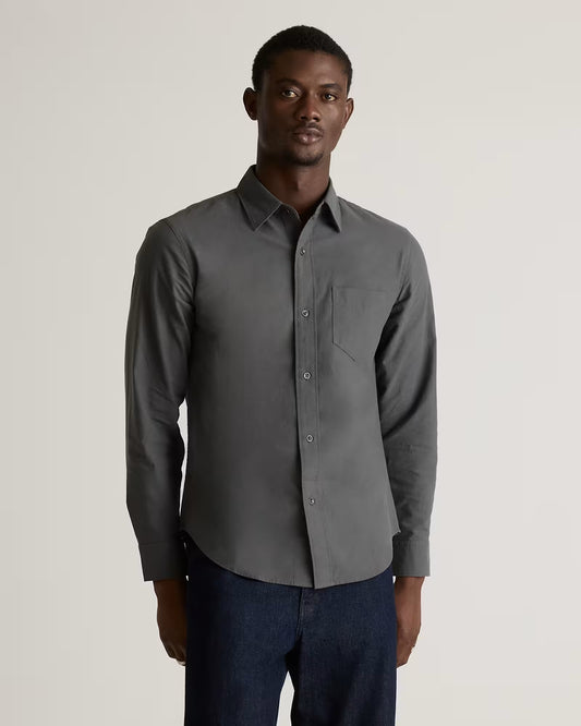 Organic Cotton Stretch Textured Twill Shirt - US 8861