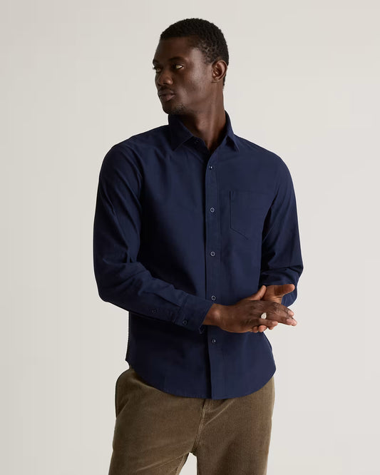 Organic Cotton Stretch Textured Twill Shirt - US 5615