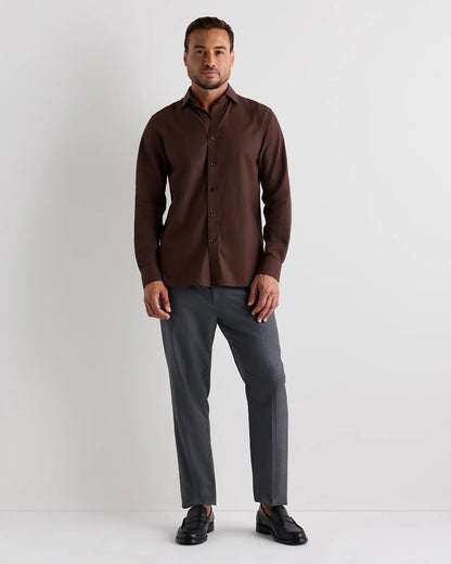 Organic Cotton Cashmere Dress Shirt - US 1016