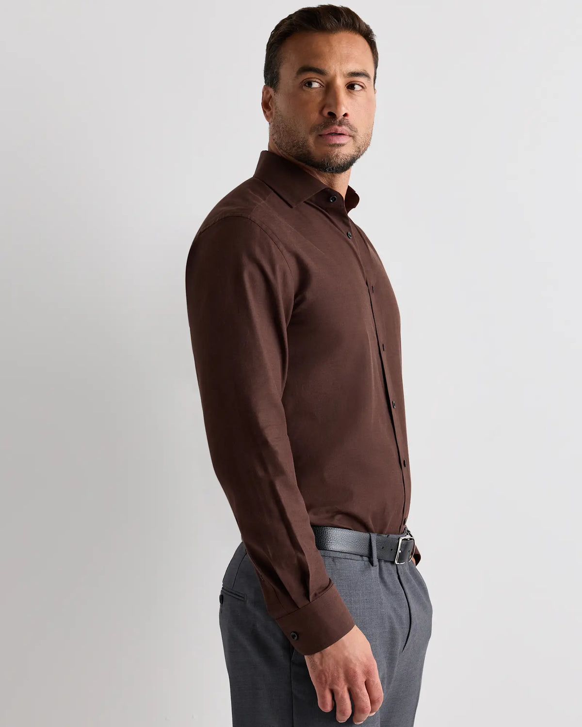 Organic Cotton Cashmere Dress Shirt - US 1016
