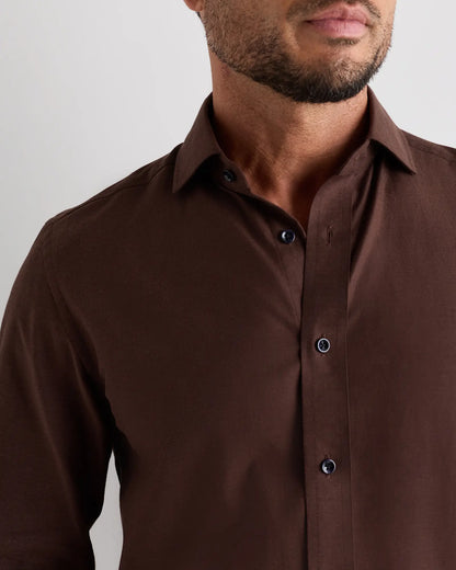 Organic Cotton Cashmere Dress Shirt - US 1016