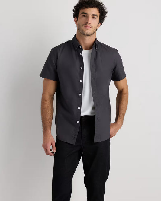 100% Organic Cotton Short Sleeve Oxford Shirt - US 9997