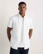100% Organic Cotton Short Sleeve Oxford Shirt - US 4693