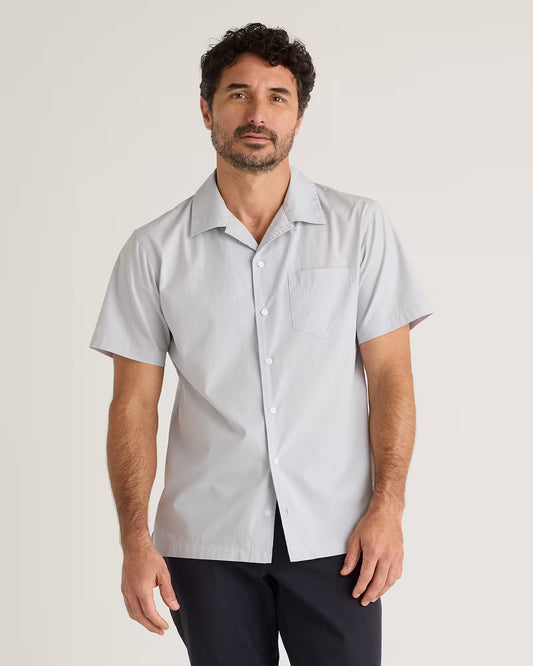 Organic Cotton Stretch Poplin Camp Shirt - US 1908
