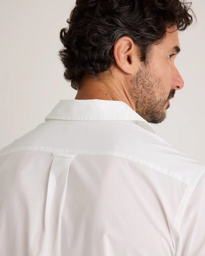 Organic Cotton Stretch Poplin Camp Shirt - US 1529