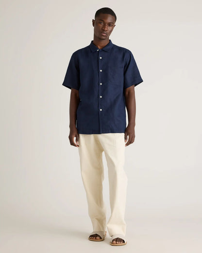 100% European Linen Camp Shirt - US 5072