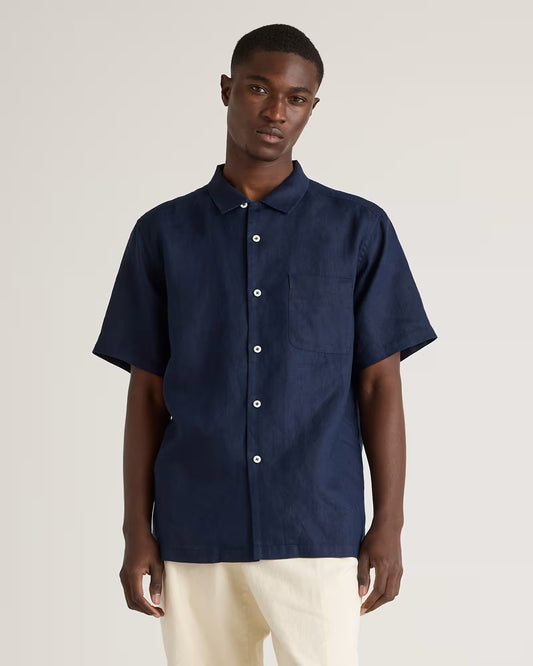 100% European Linen Camp Shirt - US 5072