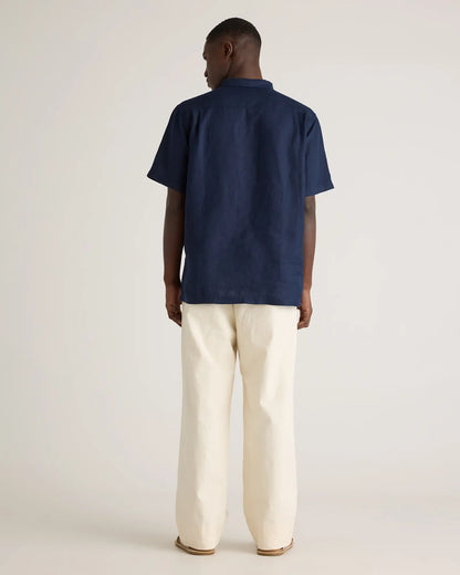 100% European Linen Camp Shirt - US 5072