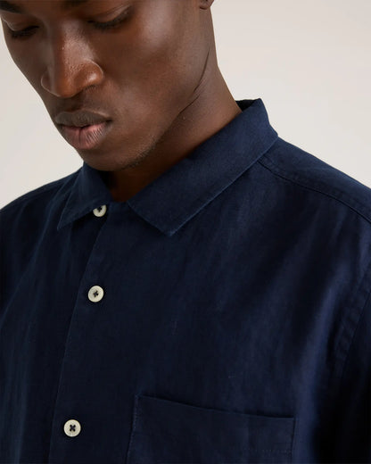 100% European Linen Camp Shirt - US 5072