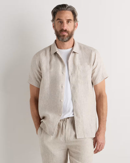 100% European Linen Camp Shirt - US 5150