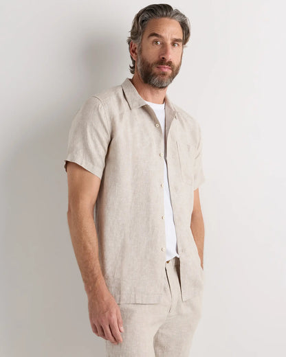 100% European Linen Camp Shirt - US 5150