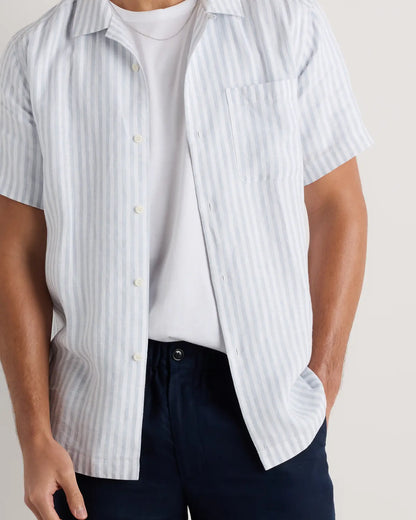100% European Linen Camp Shirt - US 6400