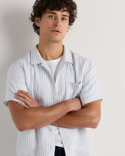 100% European Linen Camp Shirt - US 6400