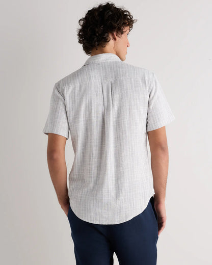 Organic Cotton Stretch Selvage Short Sleeve Shirt - US 8821