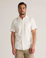 Organic Cotton Stretch Selvage Short Sleeve Shirt - US 6899