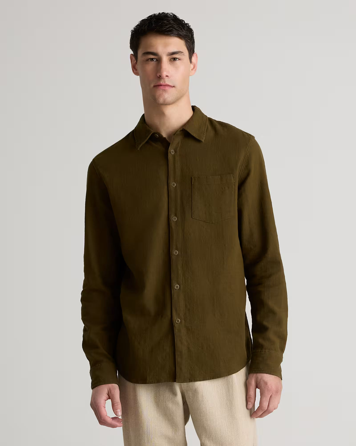 Organic Cotton Stretch Selvage Shirt - US 0793