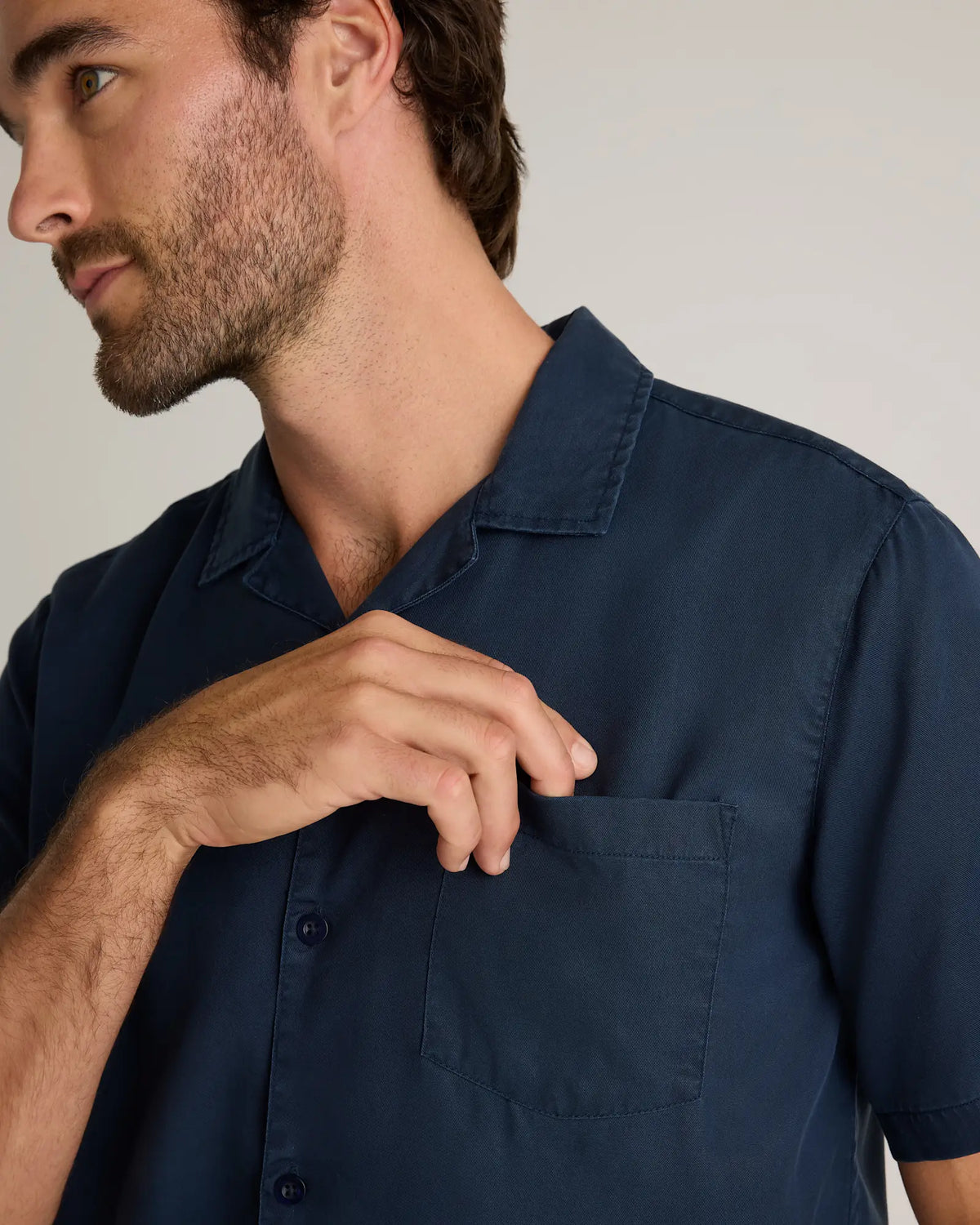 Vintage Wash Tencel Camp Shirt - US 3031