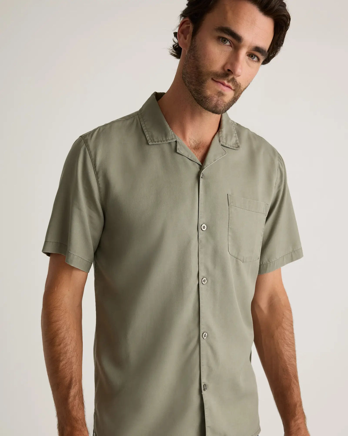 Vintage Wash Tencel Camp Shirt - US 8793