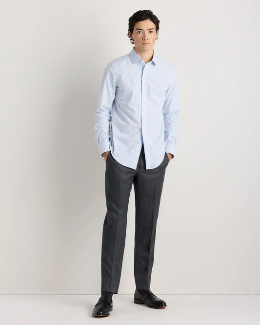 Organic Cotton Stretch Poplin Dress Shirt - US 8436