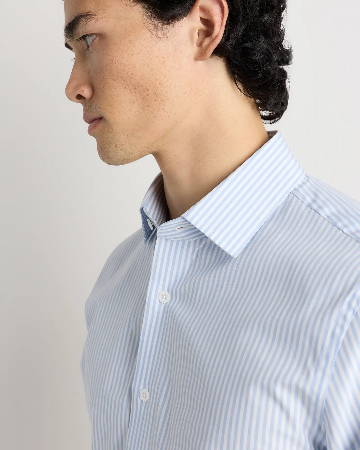 Organic Cotton Stretch Poplin Dress Shirt - US 8436