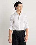 Organic Cotton Stretch Poplin Dress Shirt - US 1095