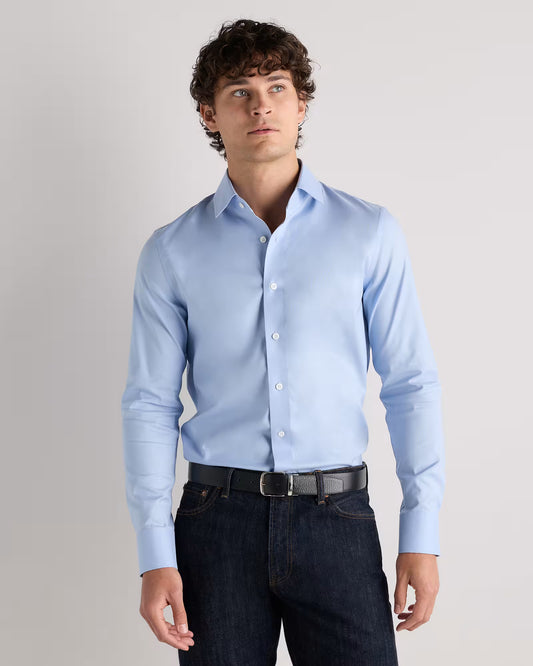 Organic Cotton Royal Oxford Non-Iron Dress Shirt - US 3717