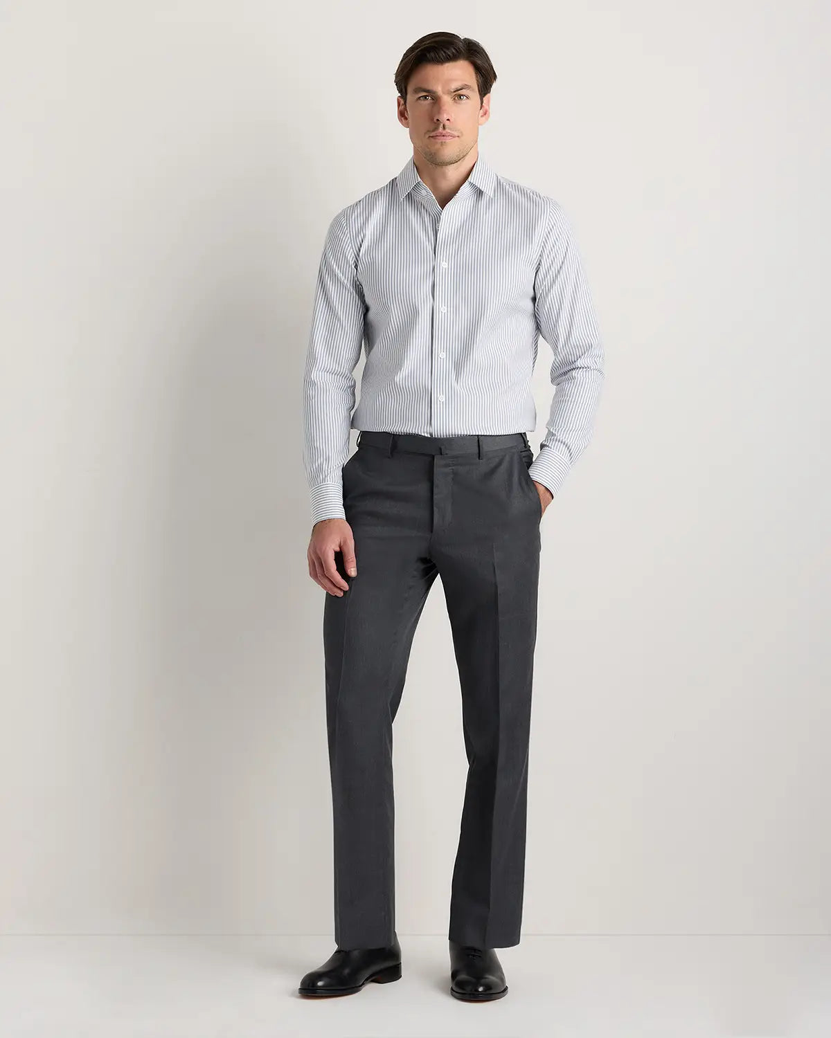 Organic Cotton Royal Oxford Non-Iron Dress Shirt - US 7779