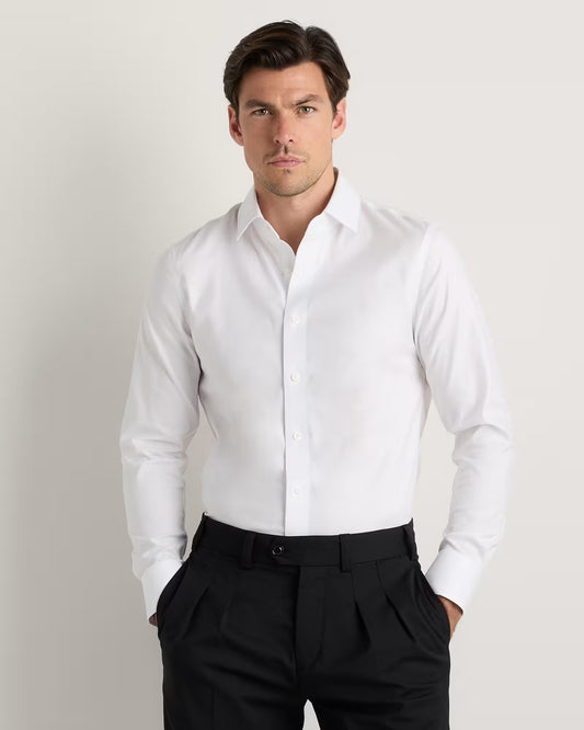 Organic Cotton Royal Oxford Non-Iron Dress Shirt - US 9846