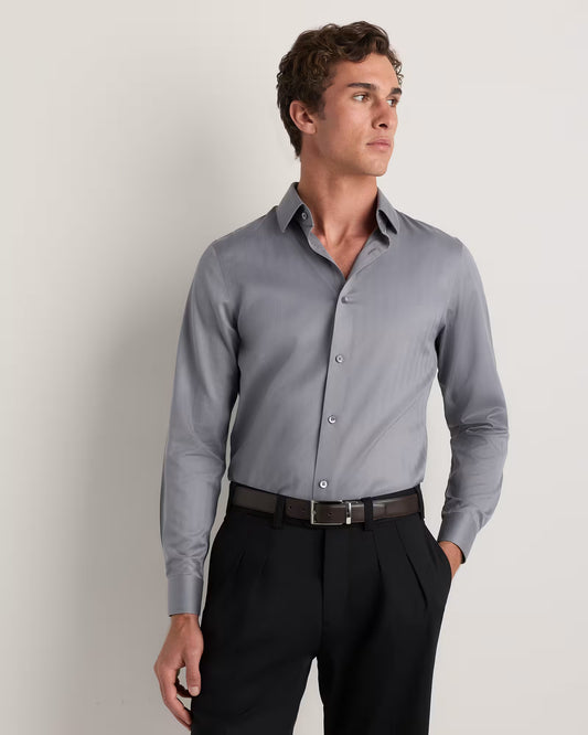 Supima Cotton Herringbone Dress Shirt - US 2700