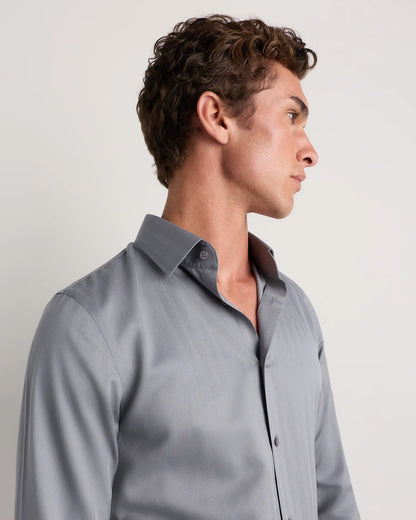 Supima Cotton Herringbone Dress Shirt - US 2700