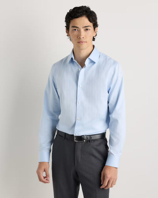 Supima Cotton Herringbone Dress Shirt - US 2645