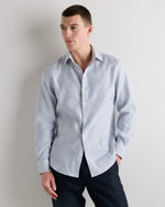 100% European Linen Wrinkle-Resistant Dress Shirt - US 5614