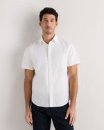 100% Organic Cotton Seersucker Short Sleeve Shirt - US 6440