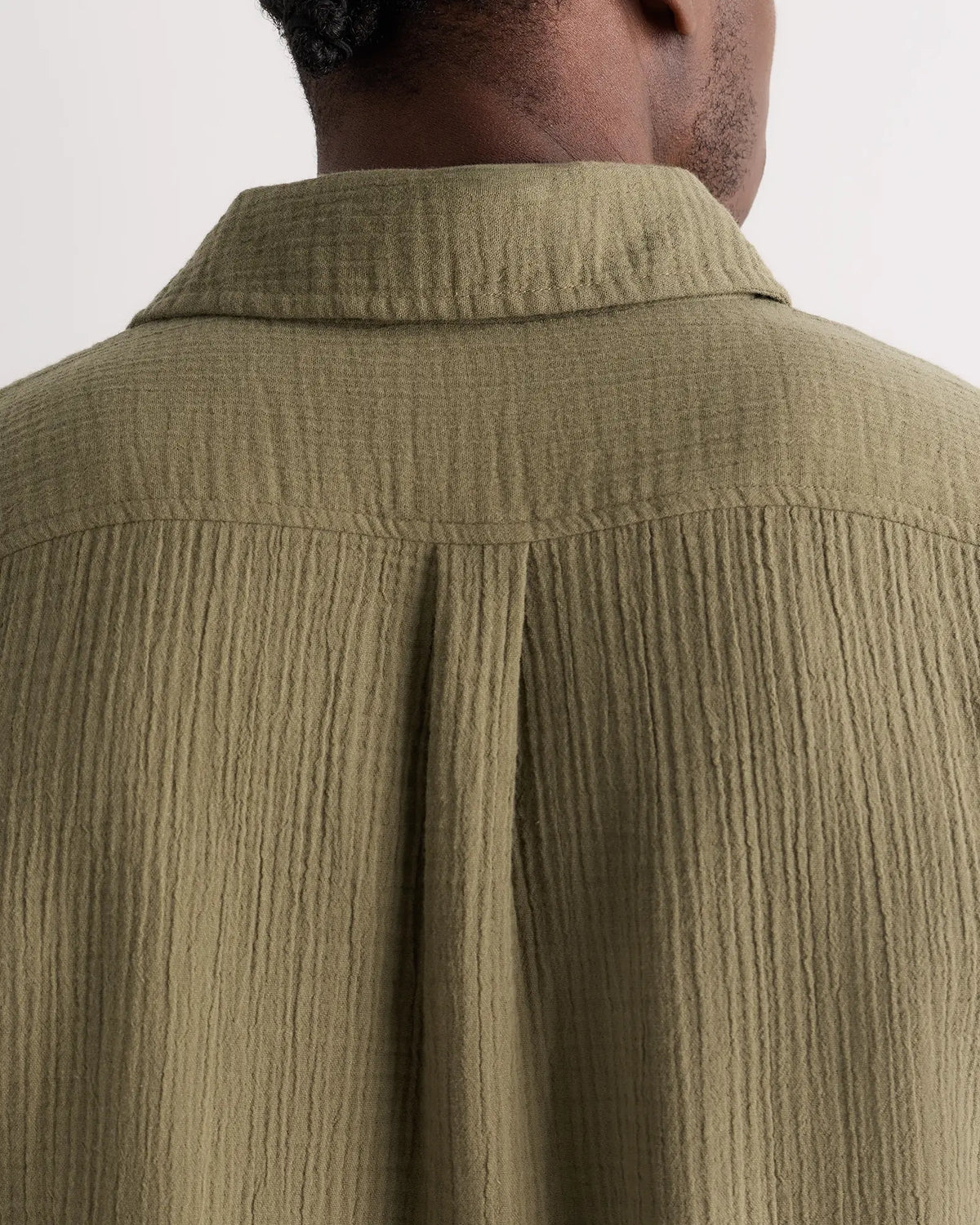 100% Organic Cotton Gauze Long Sleeve Shirt - US 0678
