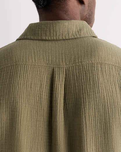 100% Organic Cotton Gauze Long Sleeve Shirt - US 0678