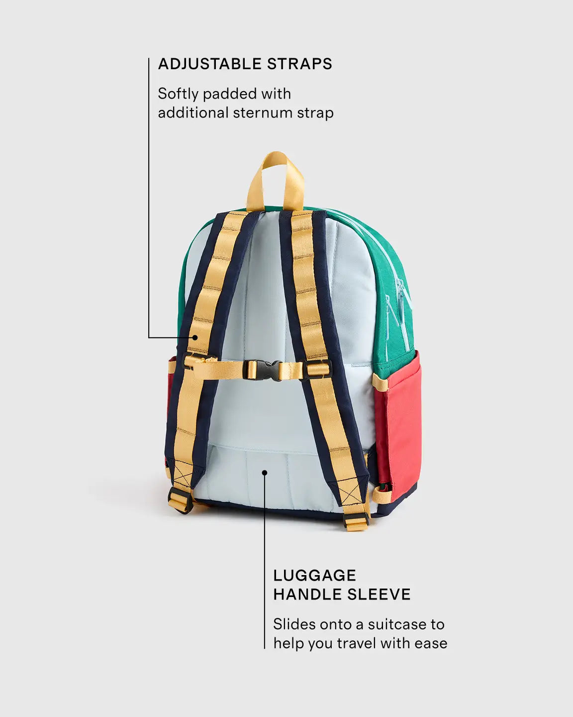Recycled Double Pocket Backpack - US 5867