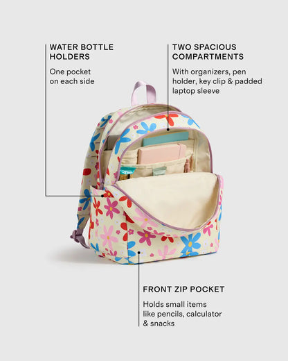 Recycled Double Pocket Backpack - US 0670