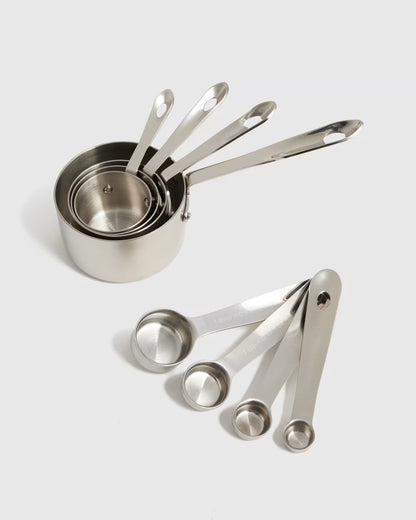 Stainless Steel Measuring Cups & Spoons Set - US 3294